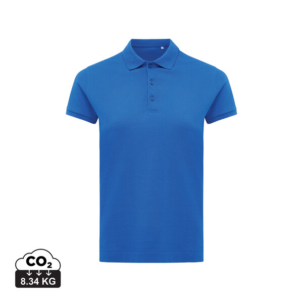 Polo en coton recyclé IQONIQ Yosemite Femme - Bleu Royal / L
