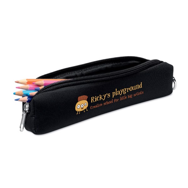 Pencil case Iris - Black