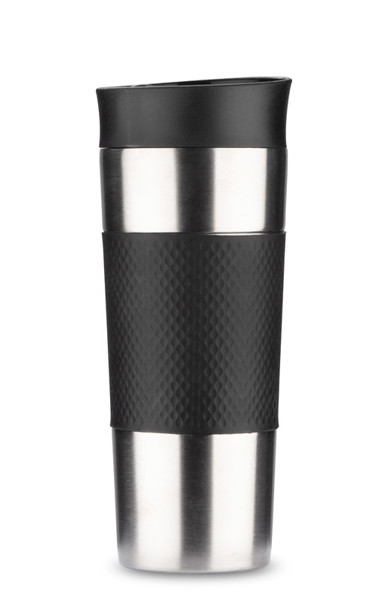 Thermal mug RONDE 425 ml - black
