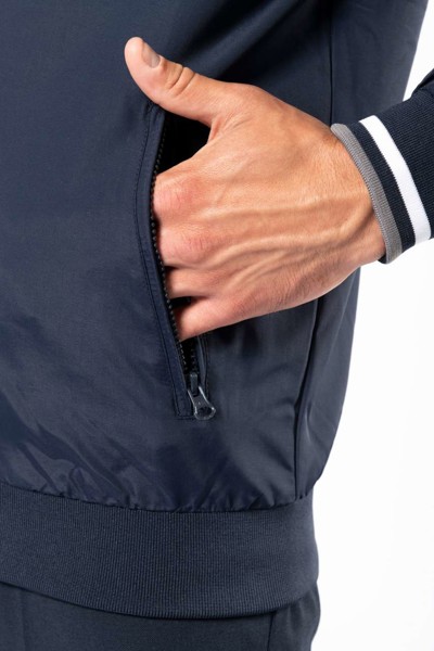 City Blouson Jacket - Red / White / Navy / L