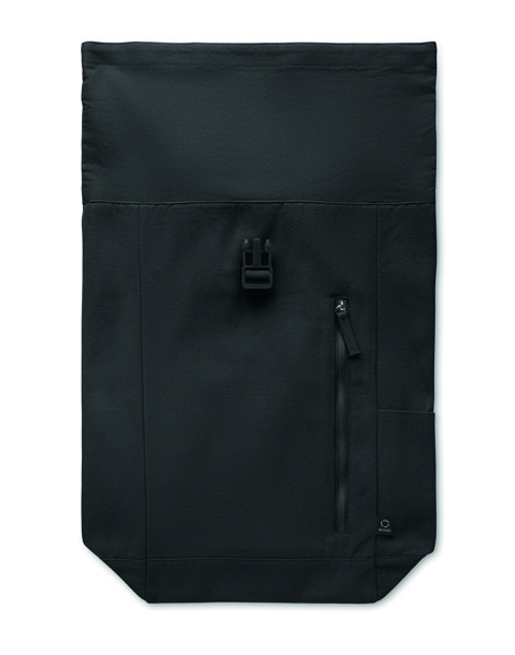 Zaino rolltop 390 gr/m² Kamet - Nero