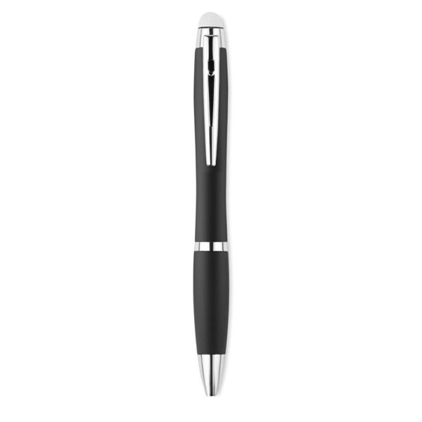 Twist ball pen with light Riomatch - White