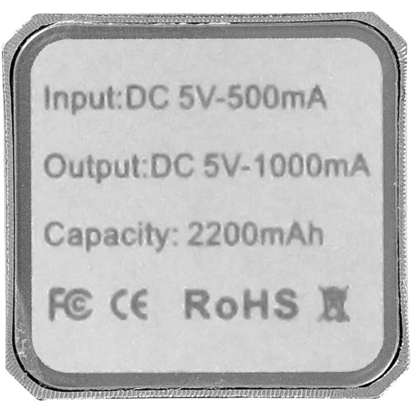 Batterie de secours Volt 2 200 mAh - Argent