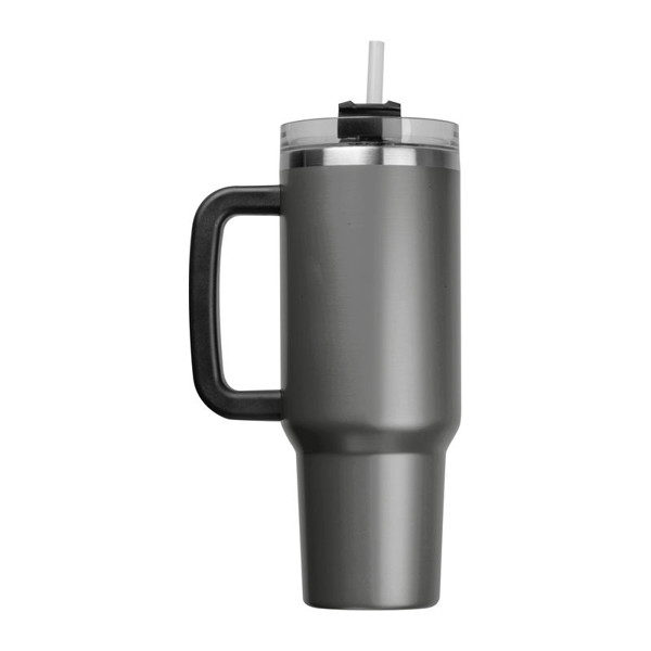 XXL Fľaša na pitie Tel Aviv 1200 ml - tmavosivá