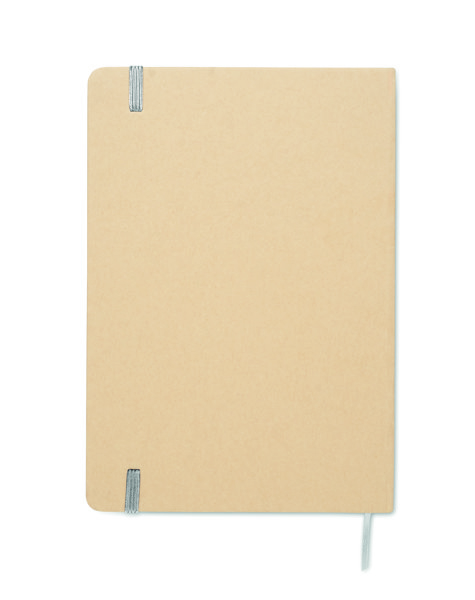 DIN A5 Notizbuch für Gravur Route - Silber