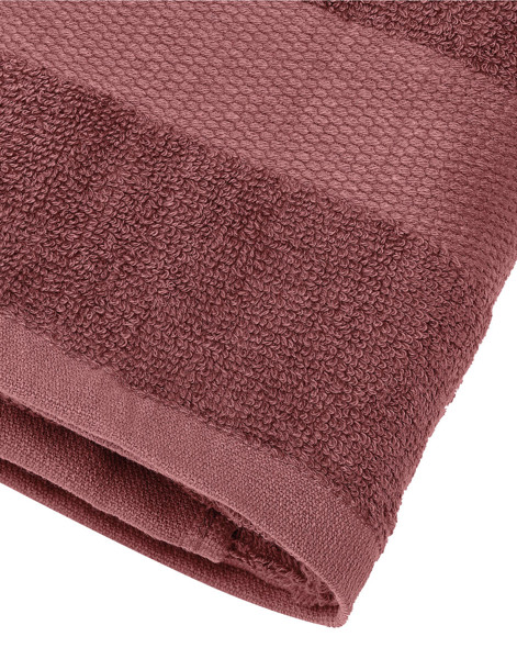 Tiber Bath Towel 70X140 Cm - Rich Red / ONE SIZE