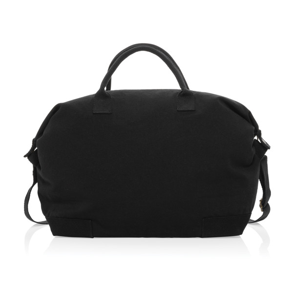 Kezar deluxe vikend torba, reciklirano platno 500 g/m² - Črna