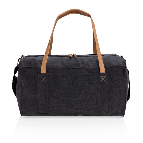 Xd Collection platnena vikend torba 460x220x265 mm - Črna