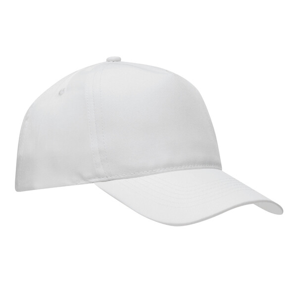 5-Panel Baseball Cap Sporto - White