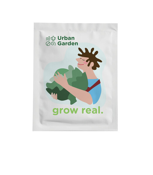 White paper envelopes in 4 sizes with your choice seeds - 6,5x9,5 cm / Radish