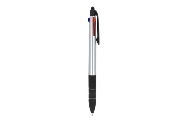 Stylo 3 couleurs Élégant - Argent