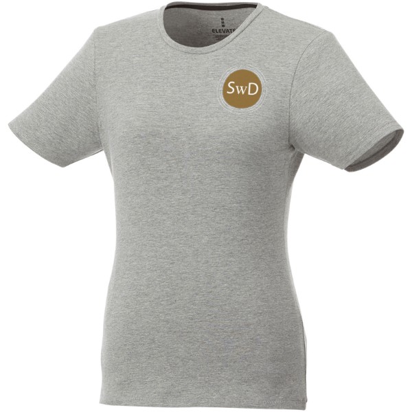 Camisetade manga corta orgánica para mujer "Balfour" - Mezcla de grises / S