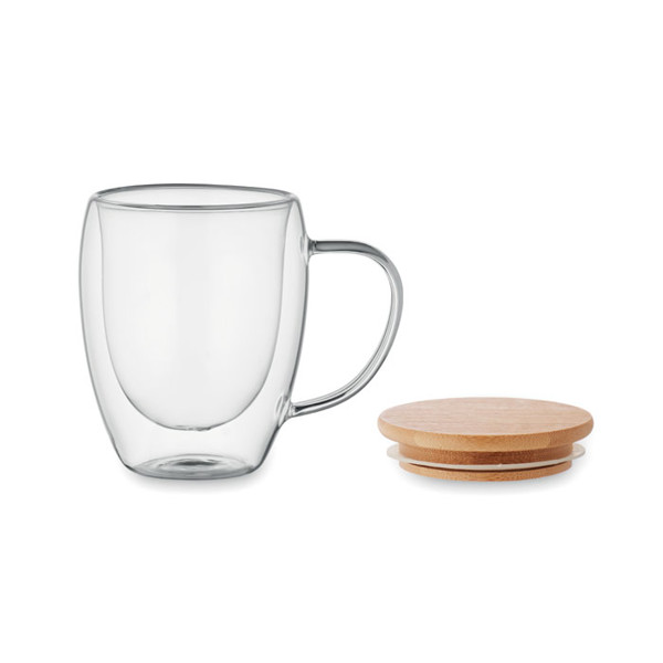 Mug en verre double paroi 250ml Tiral