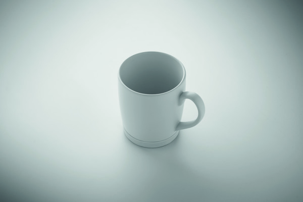 Ceramic mug 300ml Silbase - White