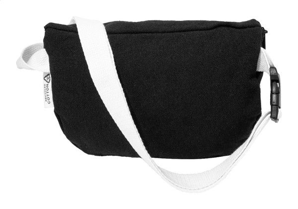 Recycled Canvas Waist Bag Rekan Hip - Black