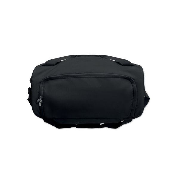 600D RPET sports bag Terra + - Black