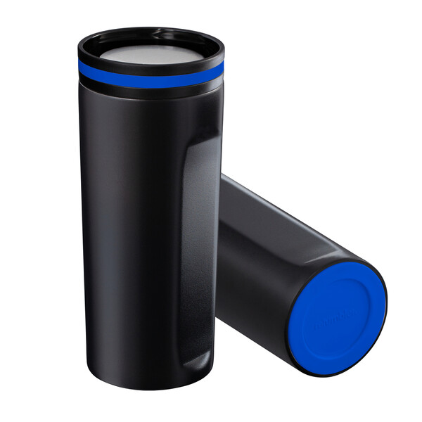 mySTEELONE - Mug: black, Ring: blue, Bottom: blue
