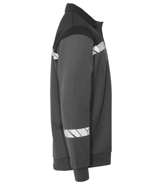 7100 POLO SWEATSHIRT PGL Grey/Black 5XL