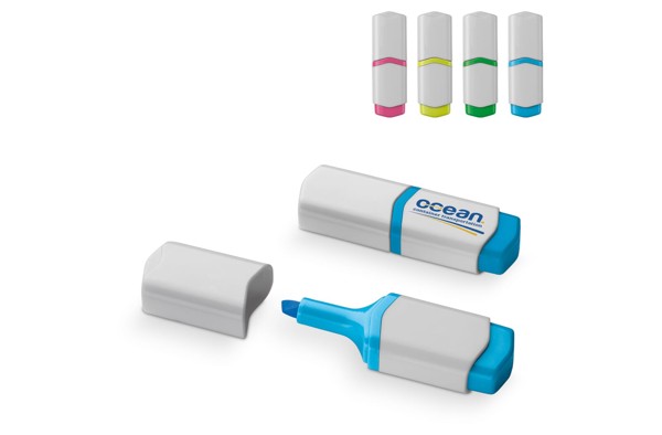Highlighter 75 mm - Hvid / Gul