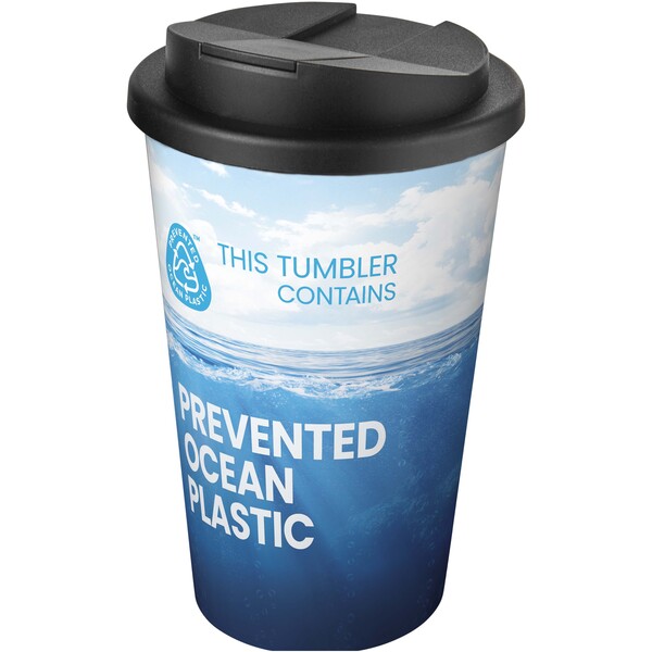 Brite-Americano® POP 350 ml insulated tumbler with spill-proof lid - Black