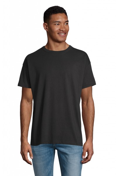 Sol's Boxy ανδρικό oversized T-Shirt - Deep Black / M