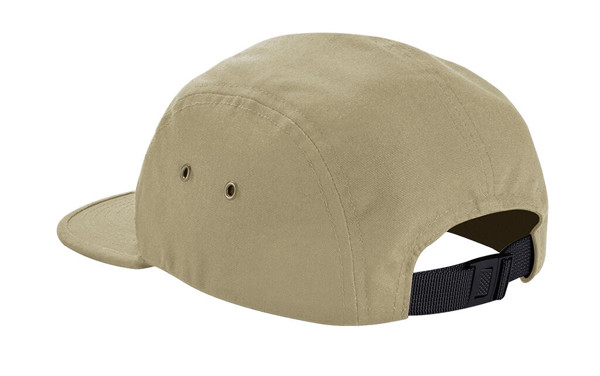 Canvas 5 Panel Cap - Black / ONE SIZE
