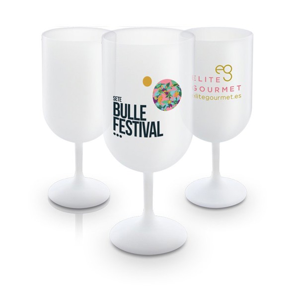 18 cl wine glass - Blanc opaque / 