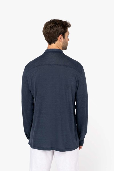 Men's Linen Shirt - Organic Khaki / M