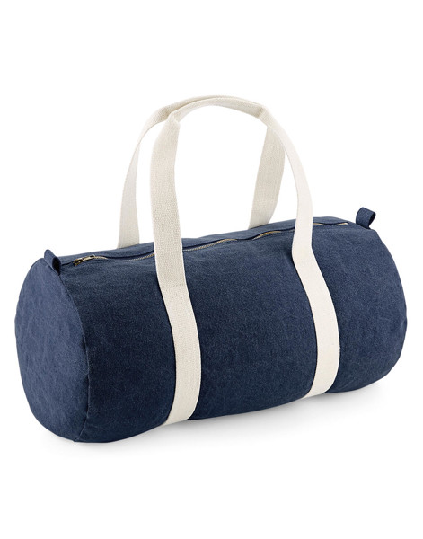 Denim Barrel Bag - Denim Blue / ONE SIZE