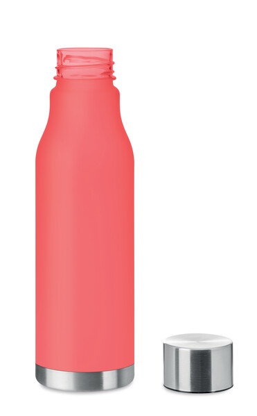 Bottiglia in RPET da 600ml Glacier Rpet - Rosso Trasparente