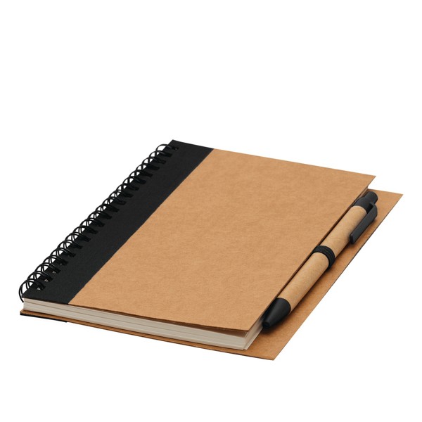 Notizringbuch Recycle L - Schwarz
