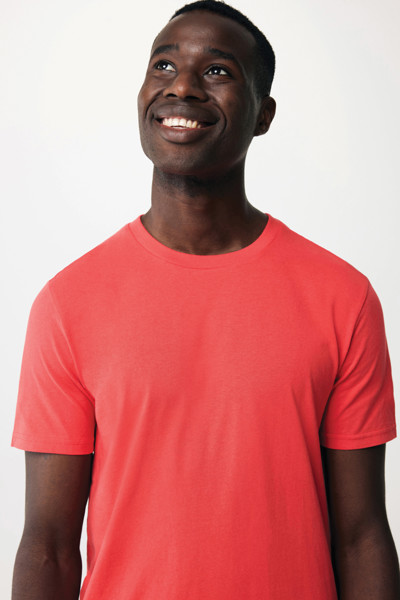 T-shirt en coton recyclé Iqoniq Bryce - Luscious Red / XL