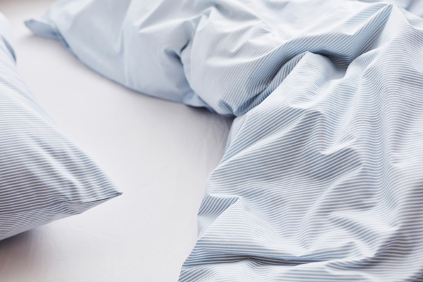 VINGA Linge de lit en coton, set de 4 pièces,  Montgomery - Bleu
