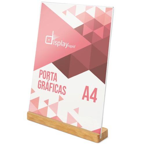 GRAPHIC HOLDER A4 WOODEN BASE “IZOR”