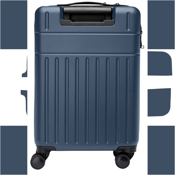 Valise cabine Rover de 20" et 40 L recyclée GRS - Bleu hale
