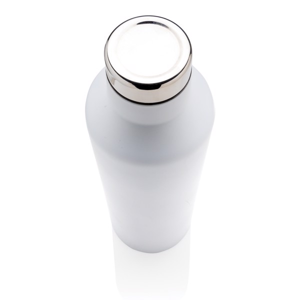 Moderne Vakuum-Flasche aus Stainless Steel - Weiß