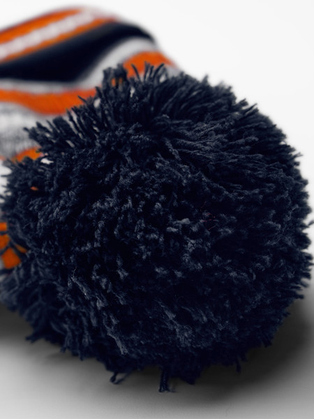 Multi-Sport Fan Beanie - French Navy / Orange / White