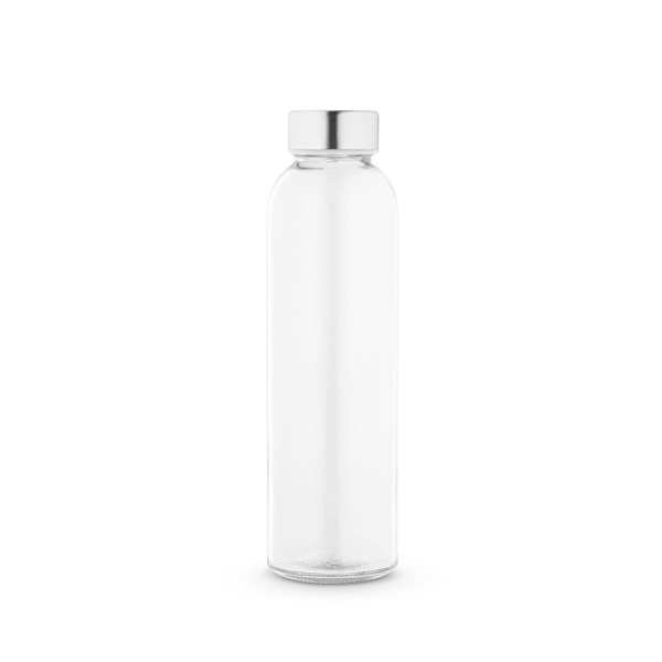 SOLER. Garrafa em vidro e tampa em aço inoxidável para sublimação 500 mL