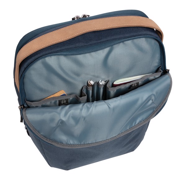 Sac à dos ordinateur two tone deluxe Impact AWARE™ 300D - Bleu Marine