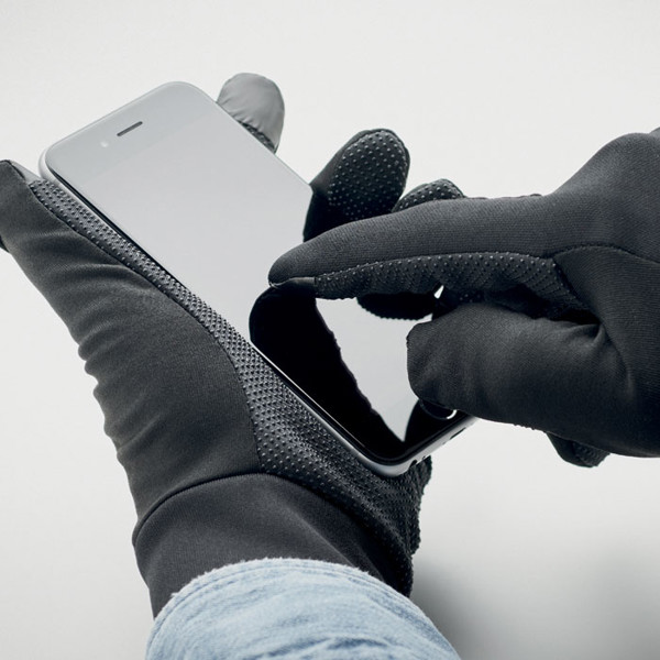 Lesport tactile gloves, PET, anti-slip grip