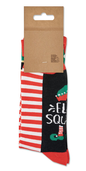 Weihnachtssocken M Soc Medium - Weiß / Rot