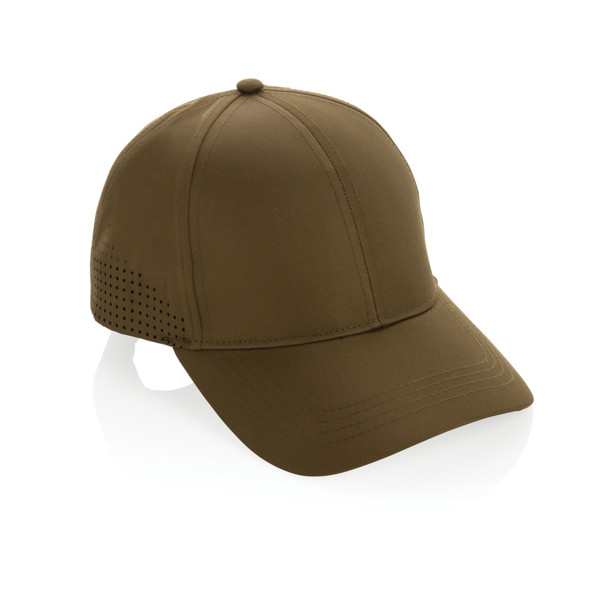 Impact AWARE™ rPET 6-Panel-Sportkappe - Grün