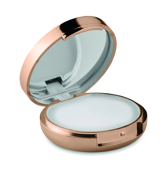 Specchietto con lucidalabbra Duo Mirror - champagne