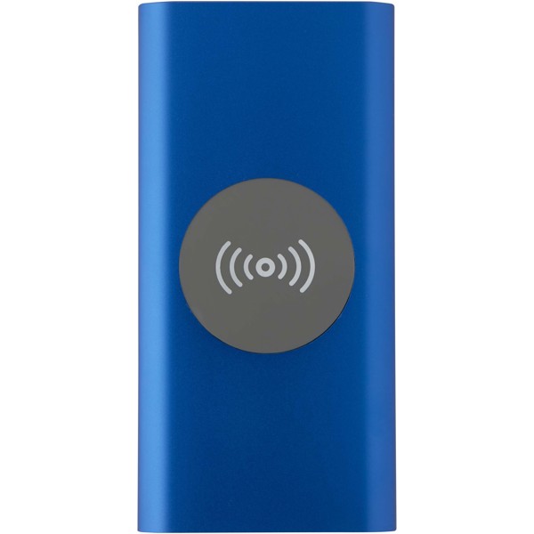 Batterie de secours sans fil en aluminium recyclé Juice type-C de 8 000 mAh - Bleu royal