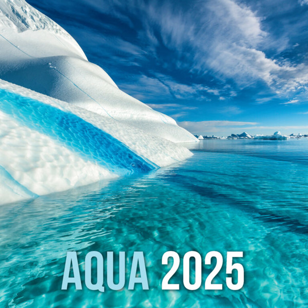 Nástěnný kalendář Aqua 2025