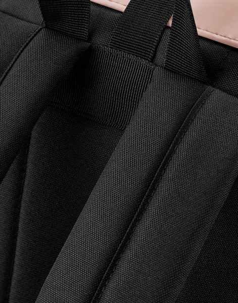 Matte Pu Rolltop Backpack - Black / ONE SIZE