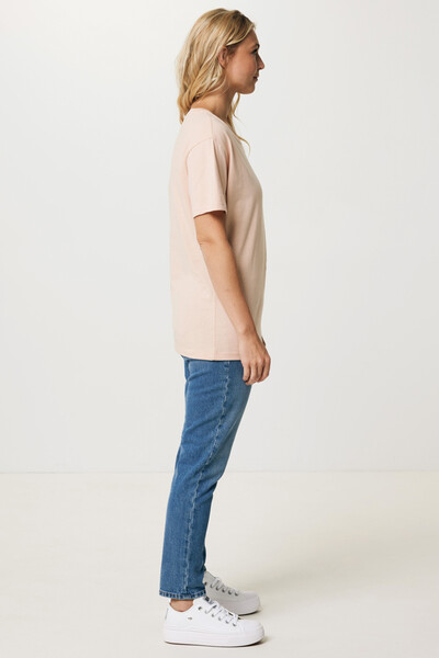 Dámské tričko IQONIQ Yala z recykl. bavlny - Peach Perfect / XS
