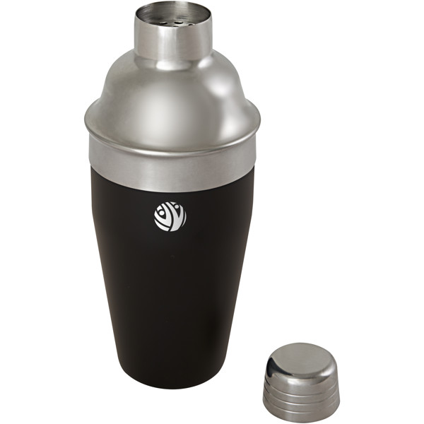 Gaudie recycled stainless steel cocktail shaker - Black