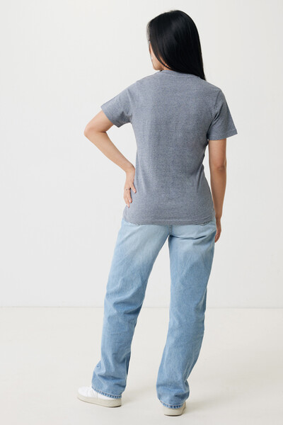Tričko Iqoniq Brett z recykl. bavlny - Light Heather Navy / S
