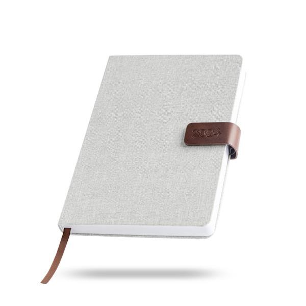 Agenda Diária A5 - San Marino - Cinza Claro